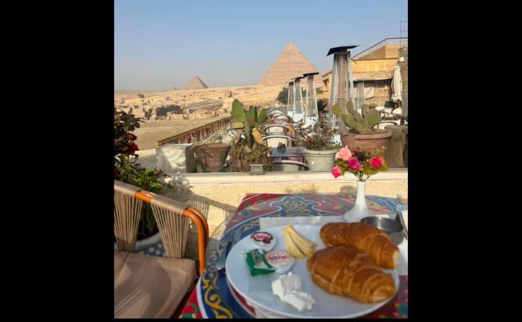 Hotel Queen Cleopatra View Kafret el-Gabal Exteriér fotografie